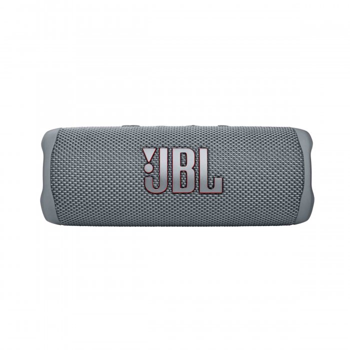 Bluetooth-Lautsprecher JBL Flip 6 bedruckt  grau