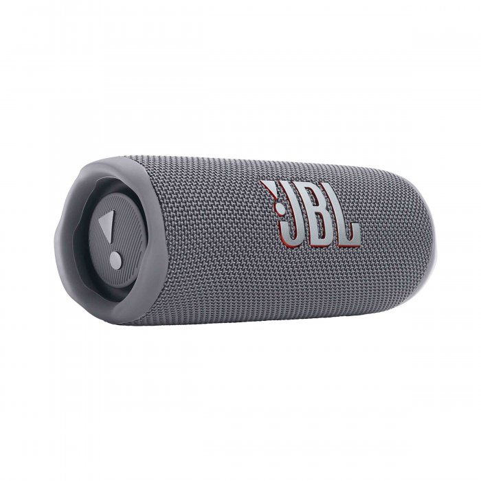 Bluetooth-Lautsprecher JBL Flip 6 bedruckt  grau