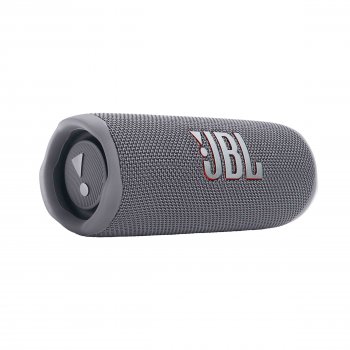 Bluetooth-Lautsprecher JBL Flip 6 bedruckt  grau