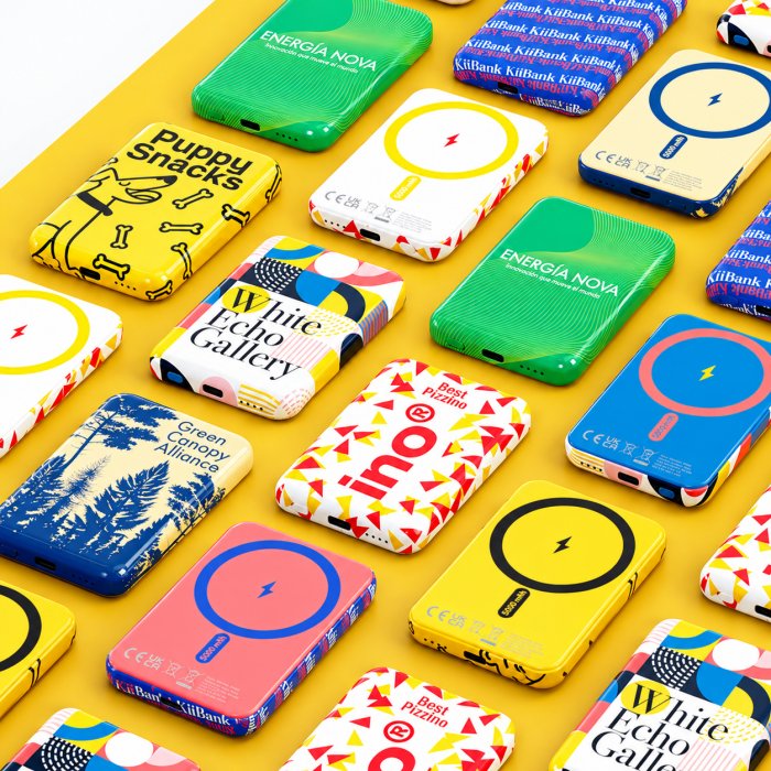 KiiBank Color &ndash; individuelle 5.000 mAh Powerbank mit All-over-Druck