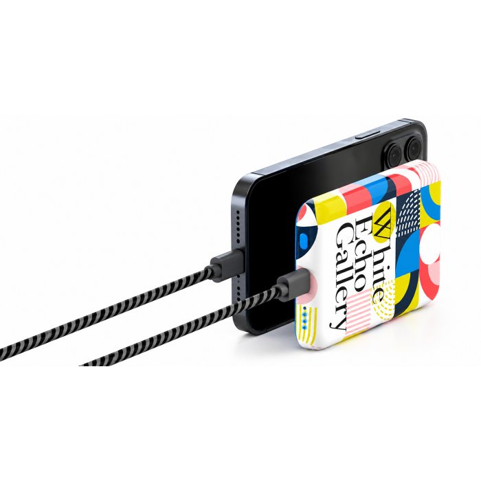 KiiBank Color &ndash; individuelle 5.000 mAh Powerbank mit All-over-Druck