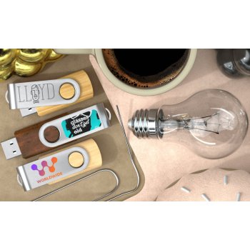 USB Stick Twister Wood